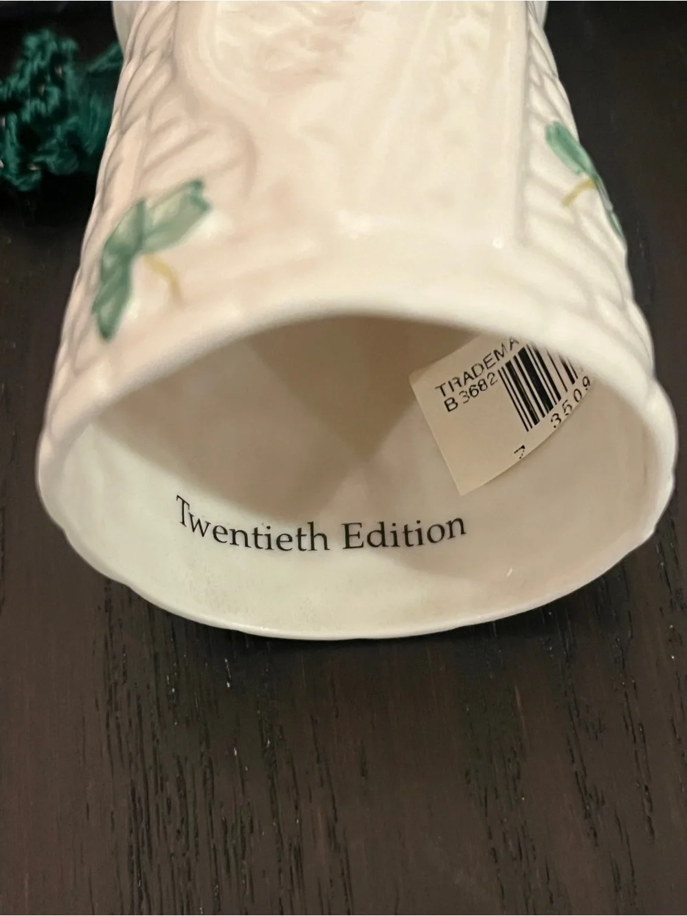 Belleek Trademark 2007 Annual Ornament Bell